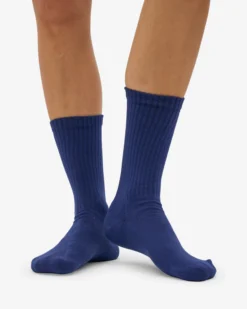 Organic Active Sock - Marine Blue