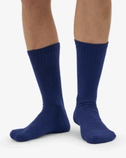 Organic Active Sock - Marine Blue