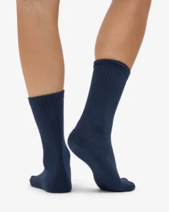 Organic Active Sock - Navy Blue
