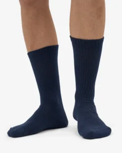 Organic Active Sock - Navy Blue