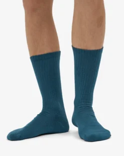 Organic Active Sock - Ocean Green