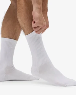 Organic Active Sock - Optical White