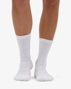 Organic Active Sock - Optical White
