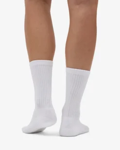 Organic Active Sock - Optical White