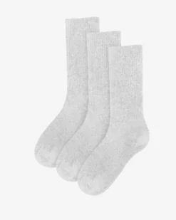 Organic Active Sock - Optical White (3-Pack)