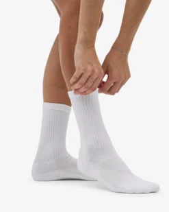Organic Active Sock - Optical White (3-Pack)