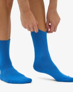 Organic Active Sock - Pacific Blue (3-Pack)