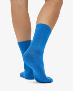 Organic Active Sock - Pacific Blue (3-Pack)