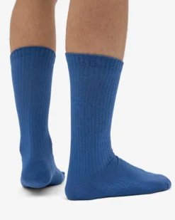 Organic Active Sock - Petrol Blue