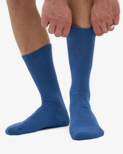 Organic Active Sock - Petrol Blue (3-Pack)