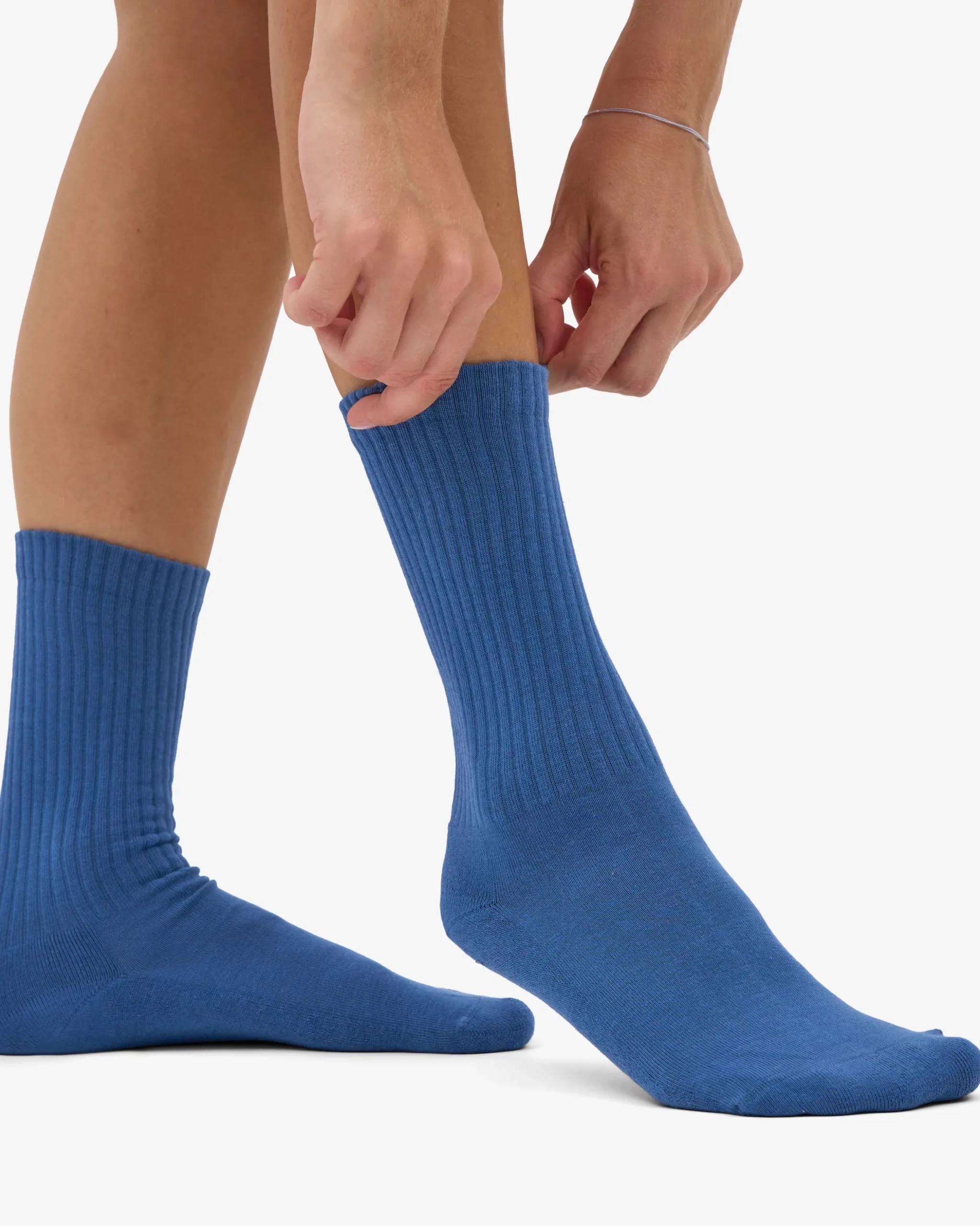 Organic Active Sock - Petrol Blue (3-Pack)
