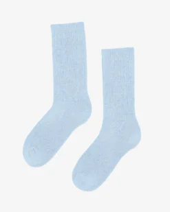 Organic Active Sock - Polar Blue