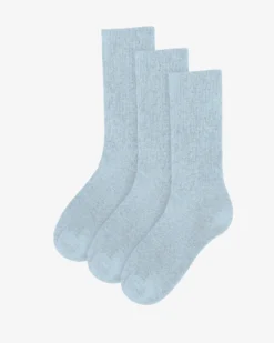 Organic Active Sock - Polar Blue (3-Pack)