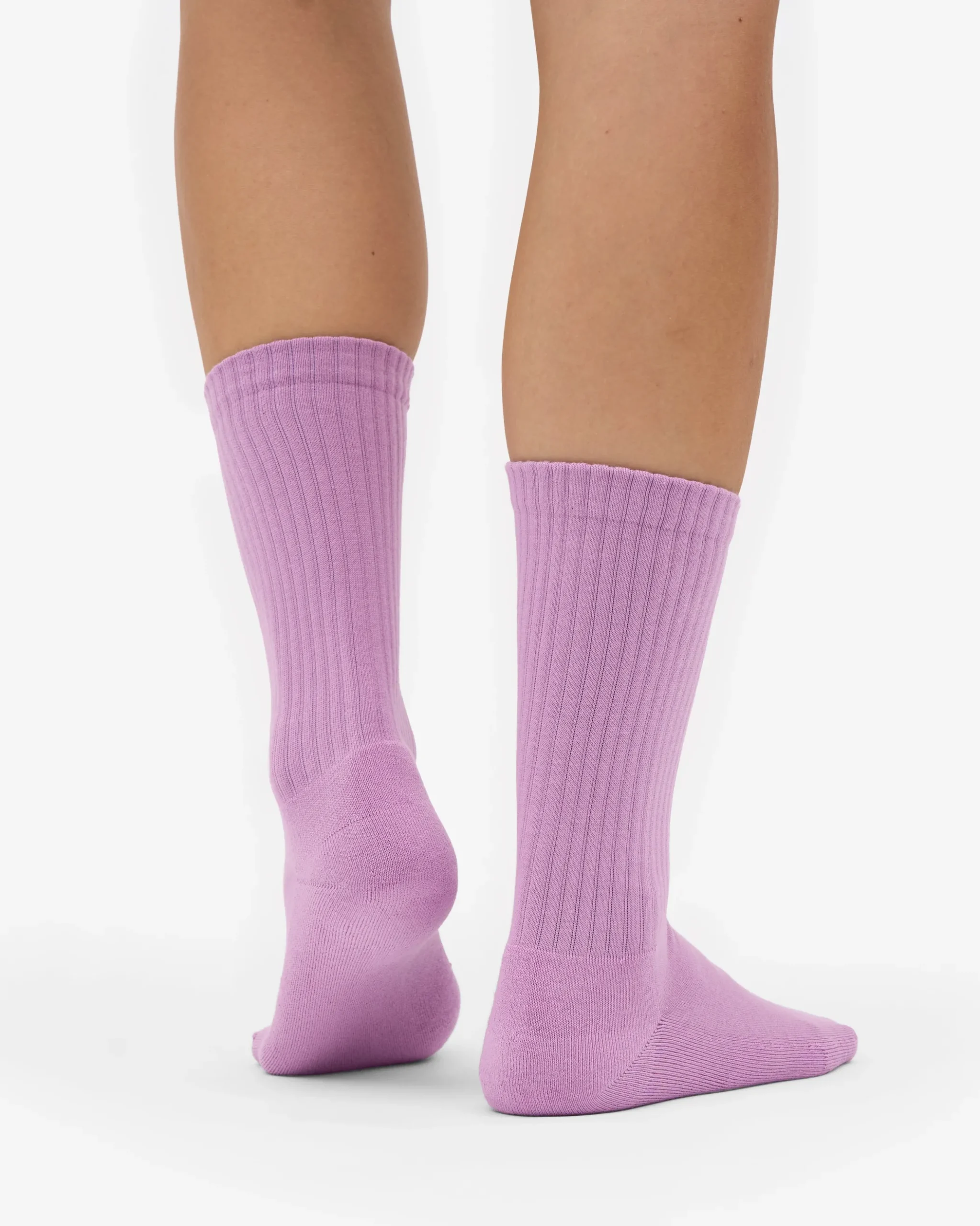 Organic Active Sock - Red Tangerine (3-Pack)