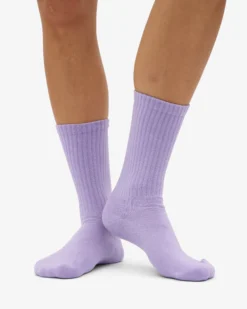 Organic Active Sock - Scarlet Red