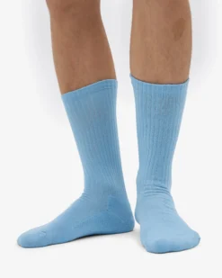 Organic Active Sock - Seaside Blue