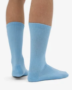 Organic Active Sock - Seaside Blue