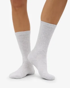Organic Active Sock - Snow Melange (3-Pack)