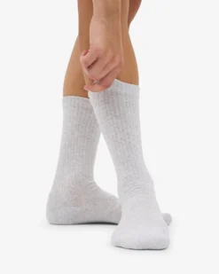 Organic Active Sock - Snow Melange (3-Pack)