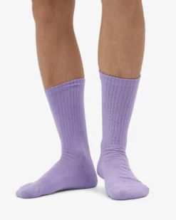 Organic Active Sock - Soft Lavender (3-Pack)