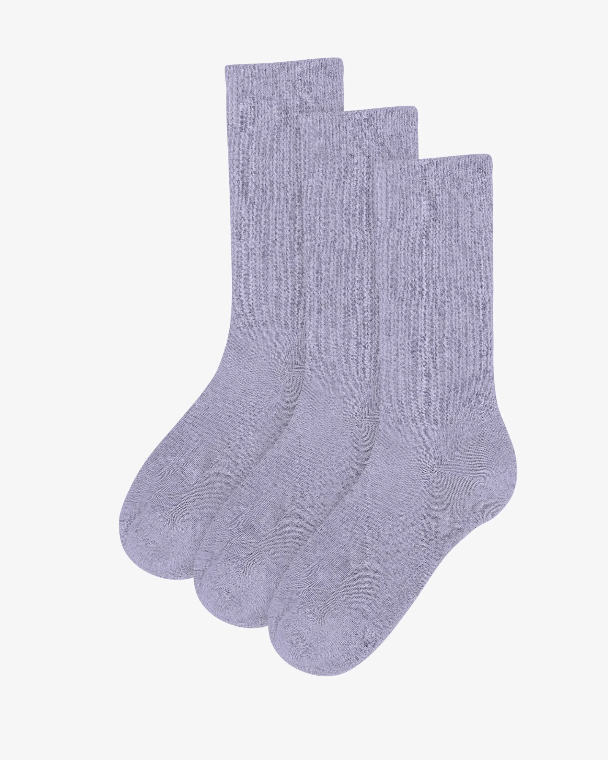 Organic Active Sock - Soft Lavender (3-Pack)