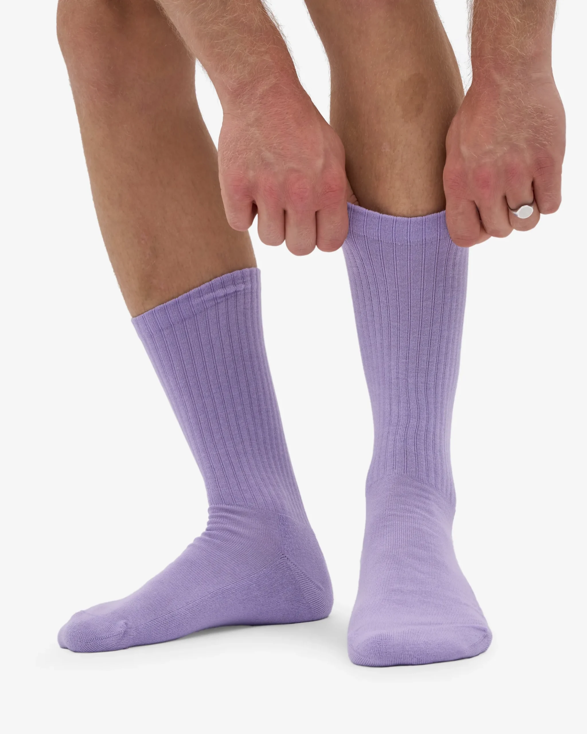 Organic Active Sock - Soft Lavender (3-Pack)