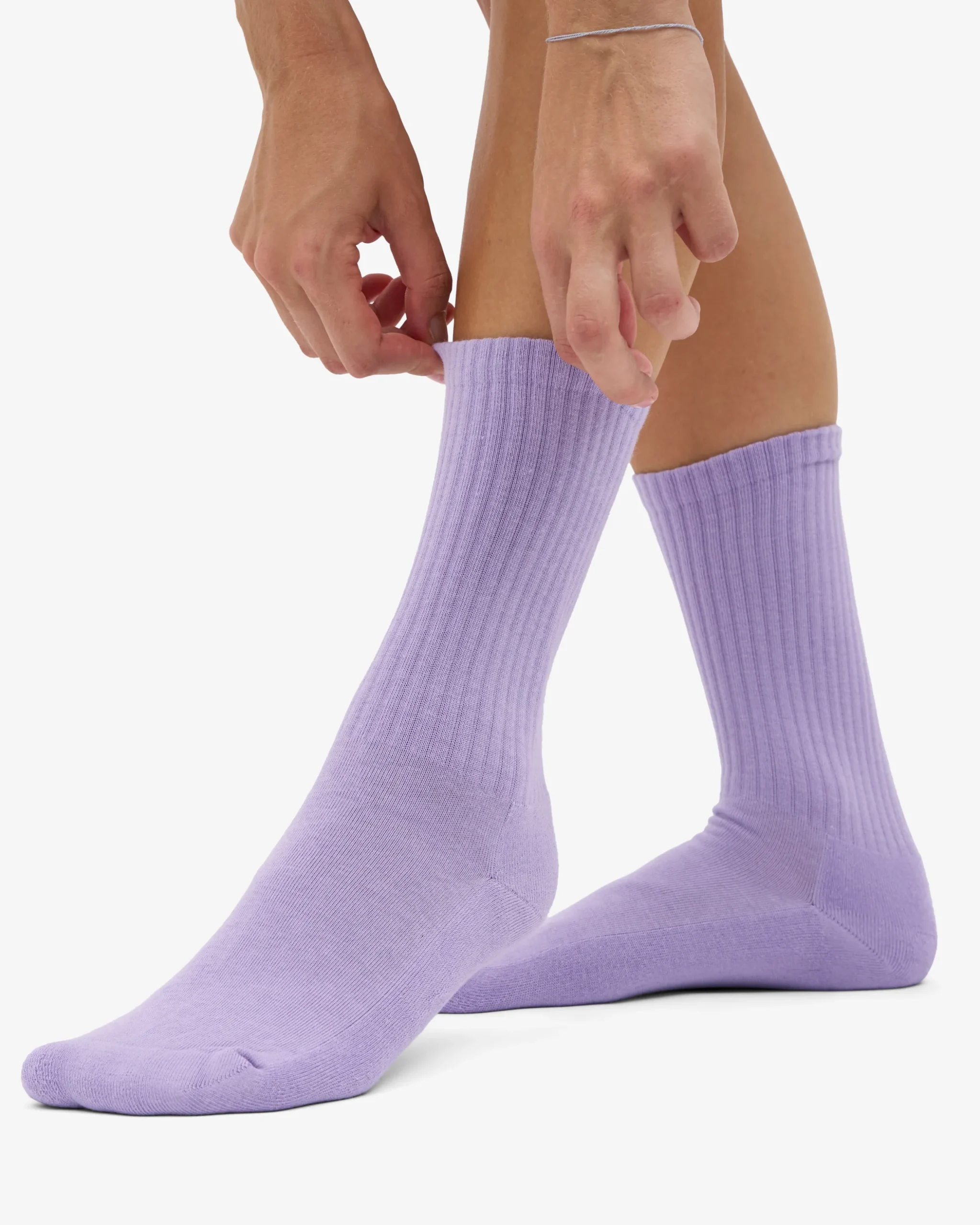 Organic Active Sock - Soft Lavender (3-Pack)