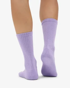 Organic Active Sock - Soft Lavender (3-Pack)