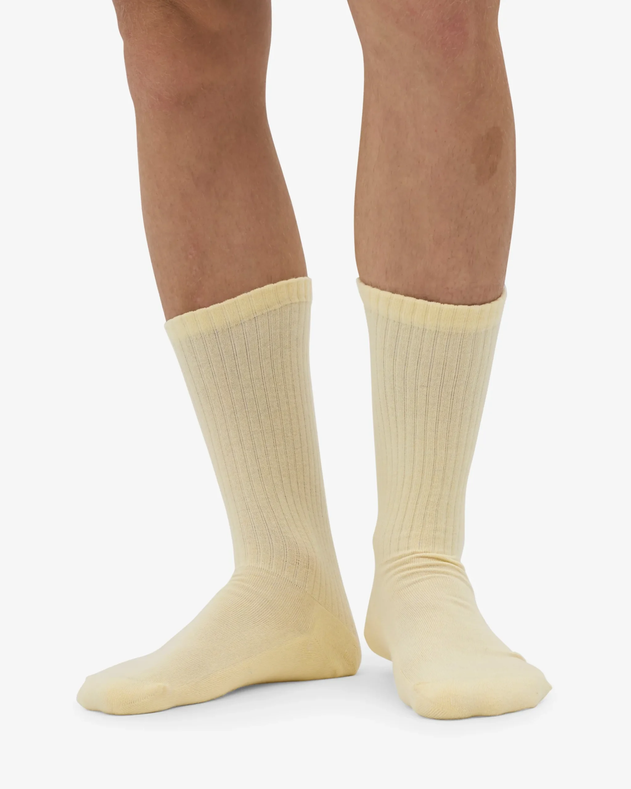 Organic Active Sock - Soft Yellow