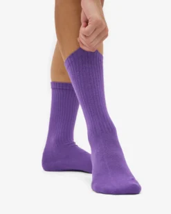Organic Active Sock - Ultra Violet