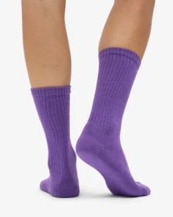 Organic Active Sock - Ultra Violet