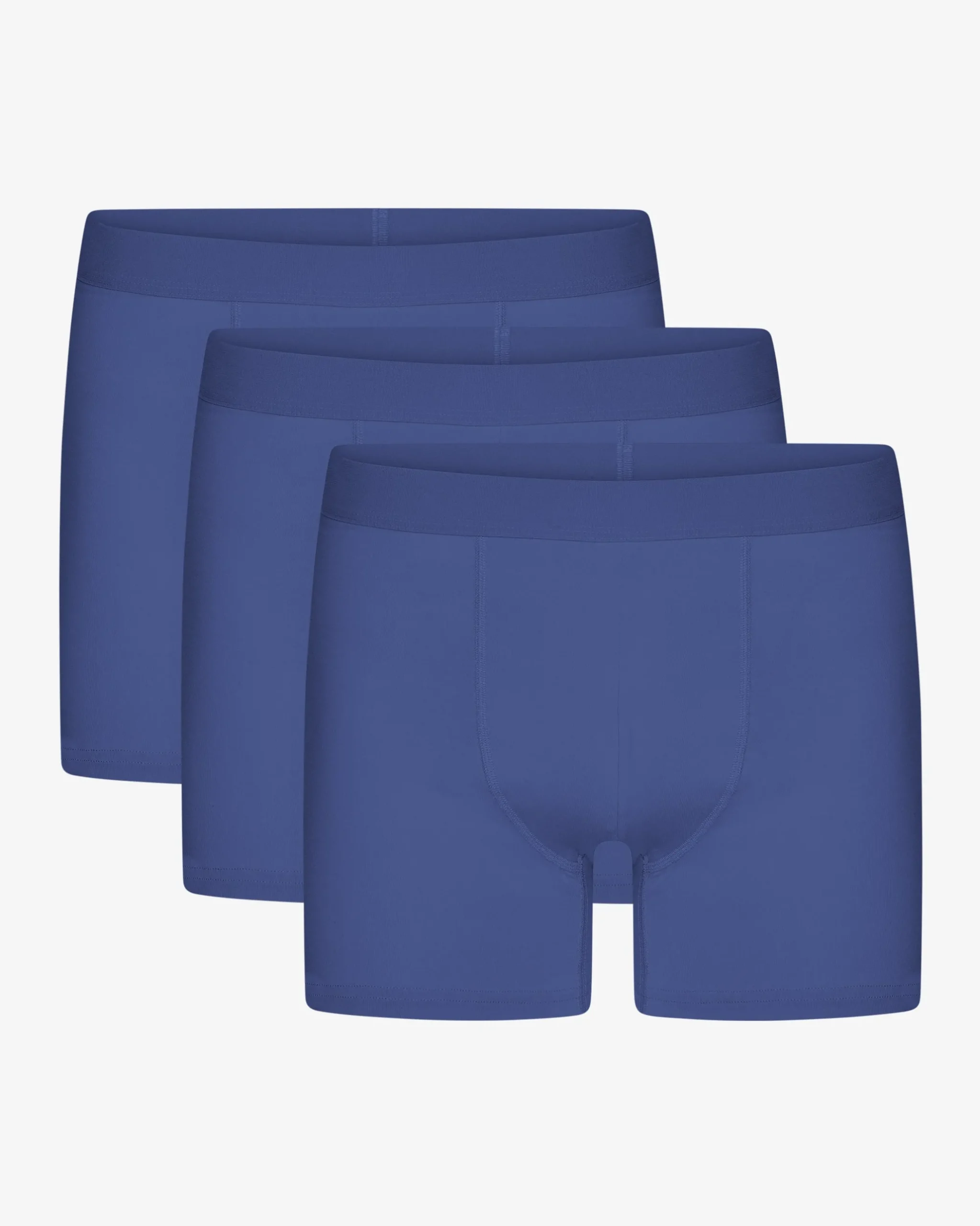 Organic Boxer Briefs 3 Pack - Marine Blue