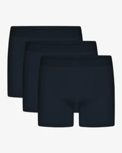 Organic Boxer Briefs 3 Pack - Navy Blue