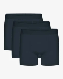 Organic Boxer Briefs 3 Pack - Petrol Blue