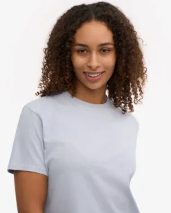 Organic Boxy Crop Tee - Polar Blue (3-Pack)