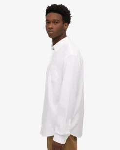 Organic Button Down Shirt - Optical White