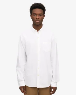 Organic Button Down Shirt - Optical White