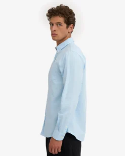 Organic Button Down Shirt - Polar Blue