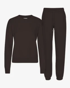 Organic Classic Sweatsuit - Coffee Brown