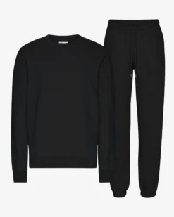 Organic Classic Sweatsuit - Deep Black