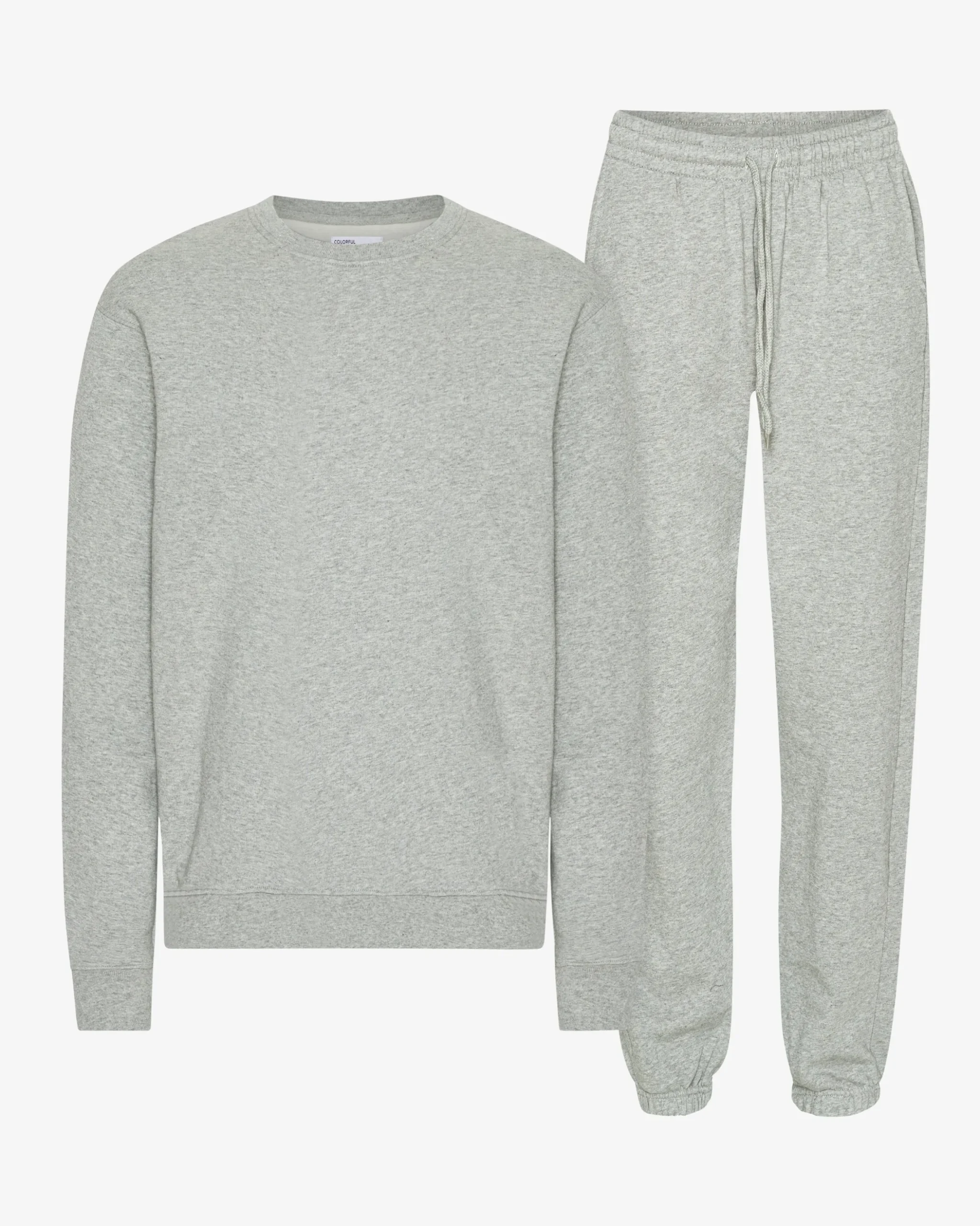 Organic Classic Sweatsuit - Heather Grey