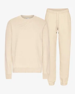 Organic Classic Sweatsuit - Ivory White