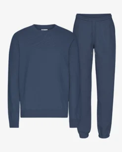 Organic Classic Sweatsuit - Petrol Blue
