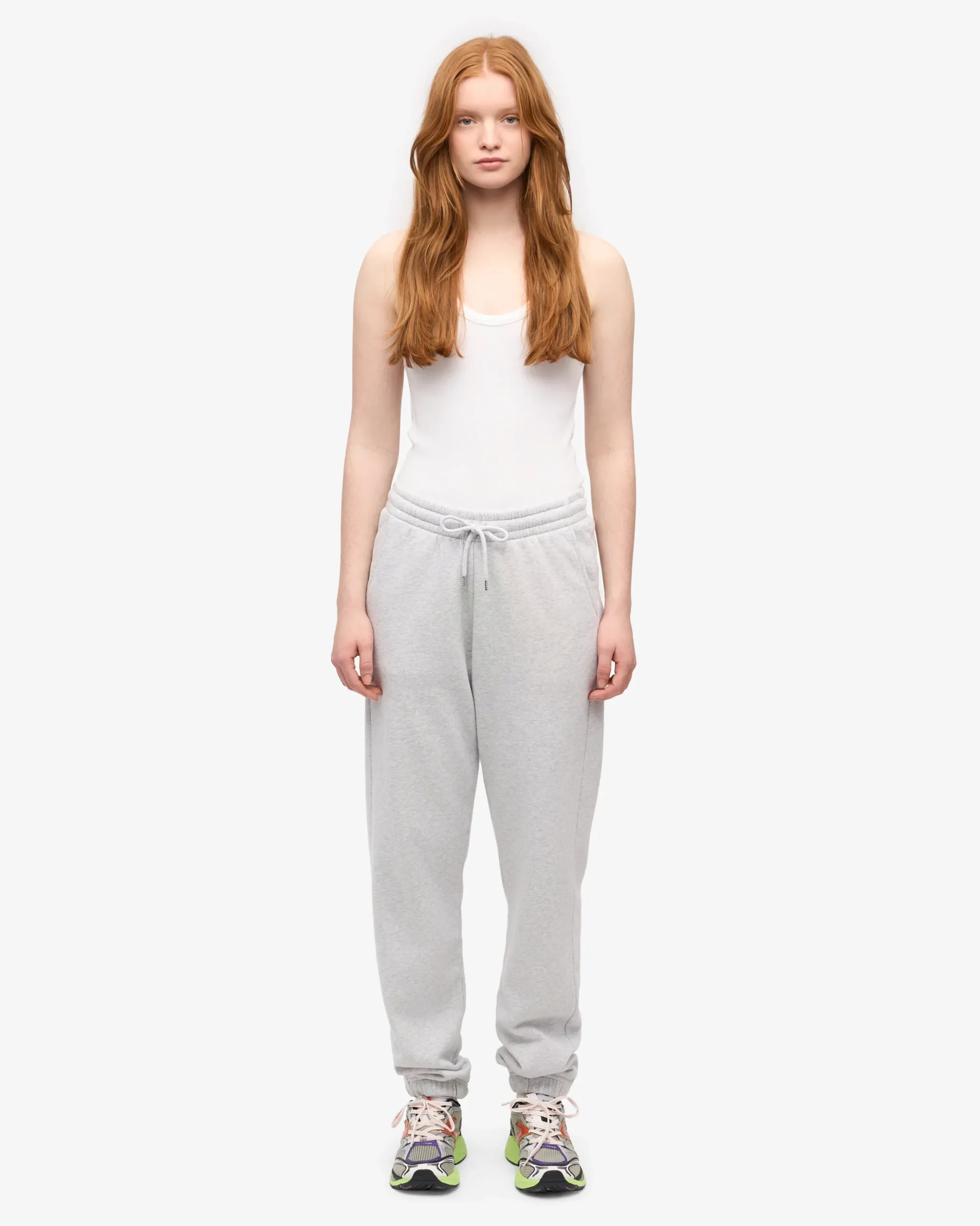 Organic Classic Sweatsuit - Snow Melange