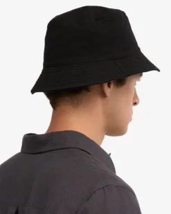 Organic Cotton Bucket Hat - Deep Black