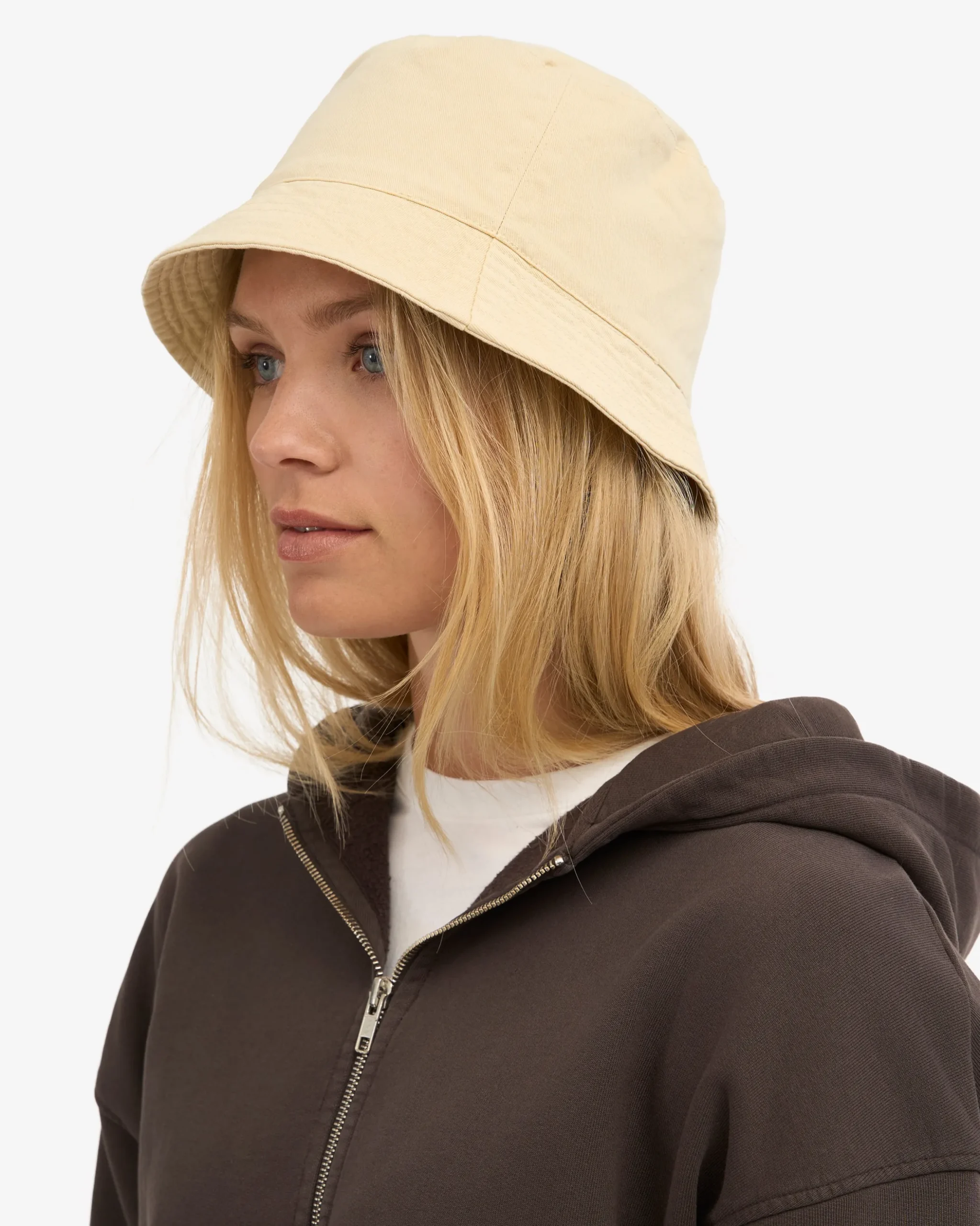 Organic Cotton Bucket Hat - Faded Khaki
