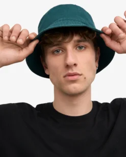 Organic Cotton Bucket Hat - Ocean Green