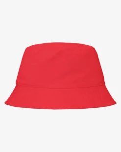 Organic Cotton Bucket Hat - Red Tangerine