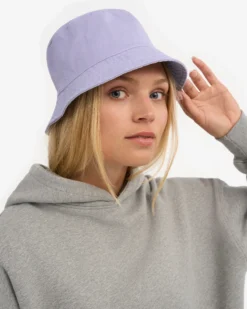 Organic Cotton Bucket Hat - Soft Lavender
