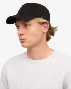 Organic Cotton Cap - Deep Black
